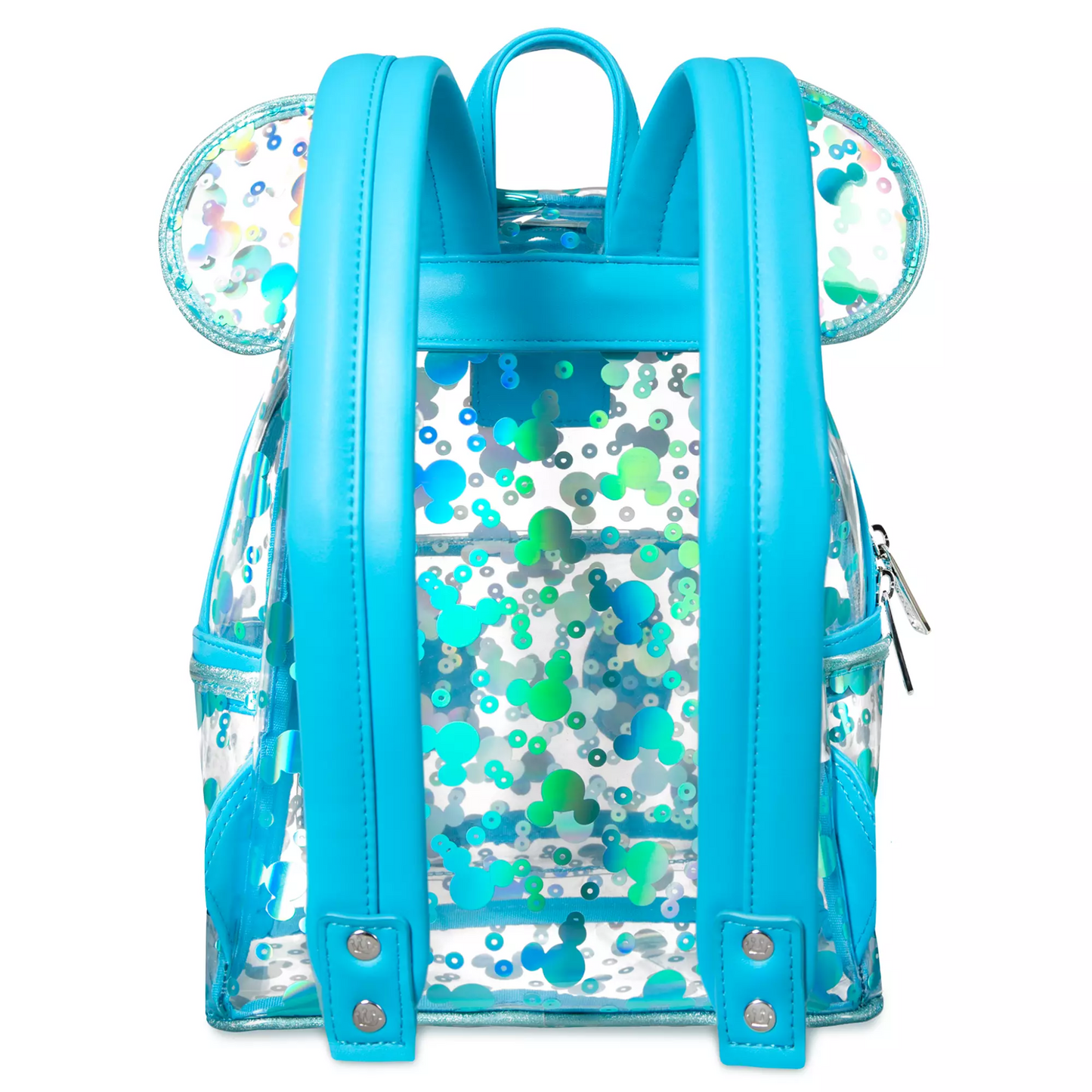 Disney Parks Loungefly Mini Backpack – Clear Mickey Mouse Icon Design