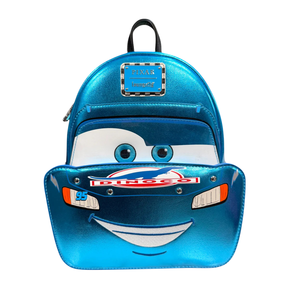 EXCLUSIVE - LOUNGEFLY DISNEY PIXAR CARS METALLIC DINOCO LIGHTNING MCQUEEN COSPLAY (Copy)